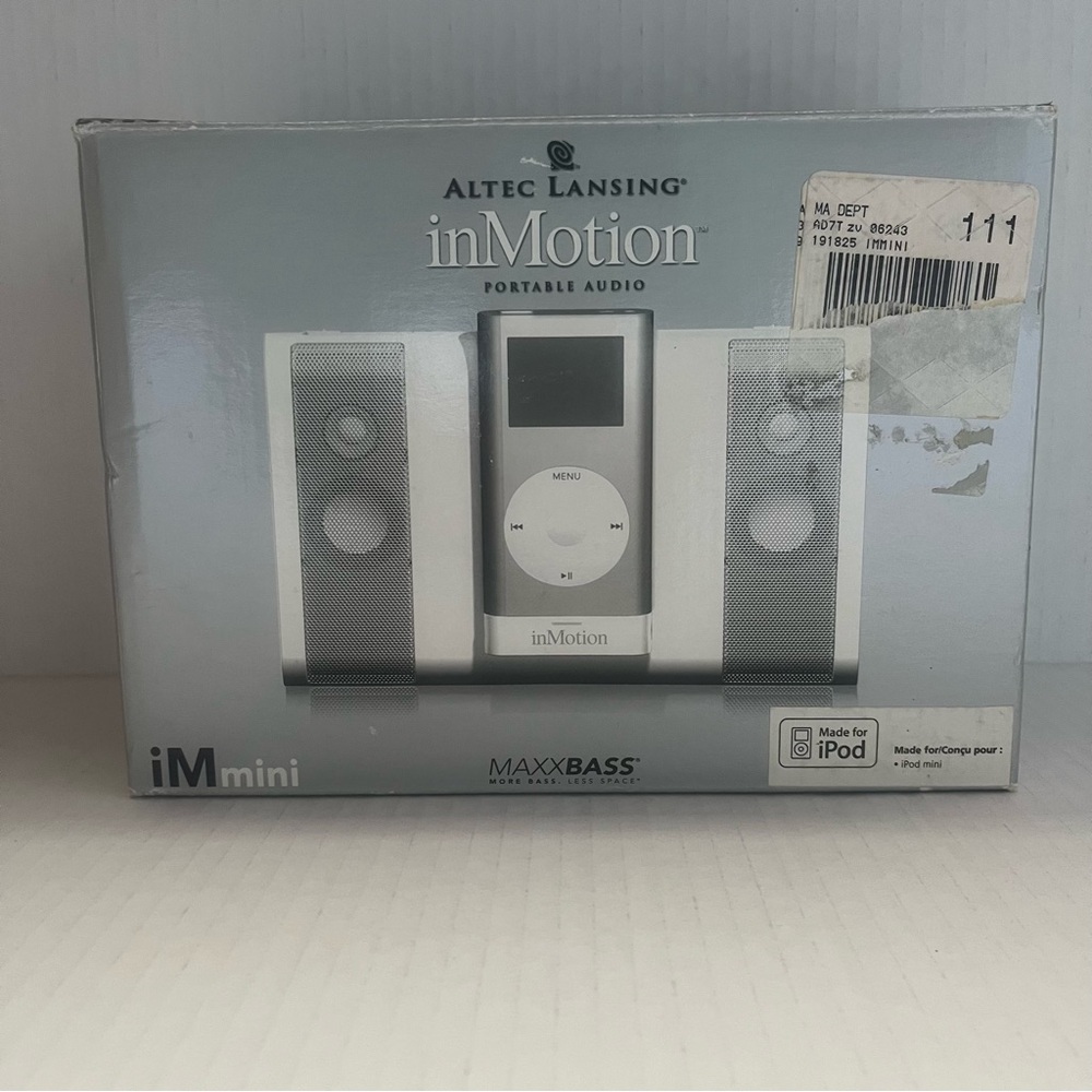 Altec Lansing inMotion iMmini Portable Speaker - Silver